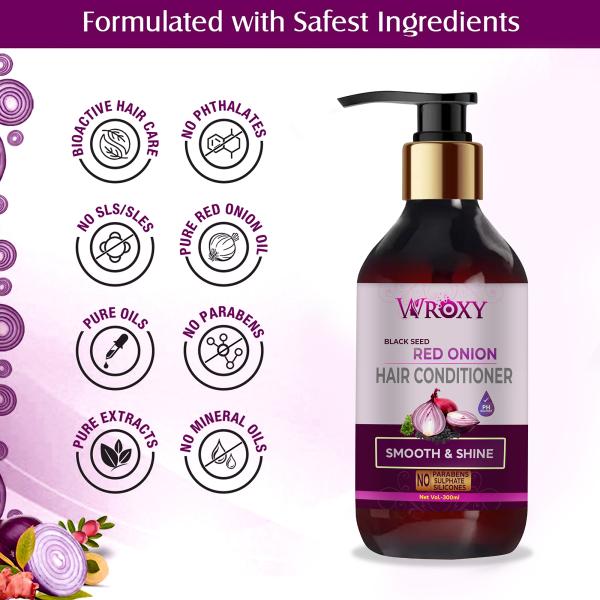 Red Onion Conditioner Paraben & Sulphate Free Conditioner (300 ml) PACK