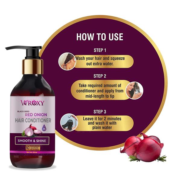 Red Onion Conditioner Paraben & Sulphate Free Conditioner (300 ml) PACK