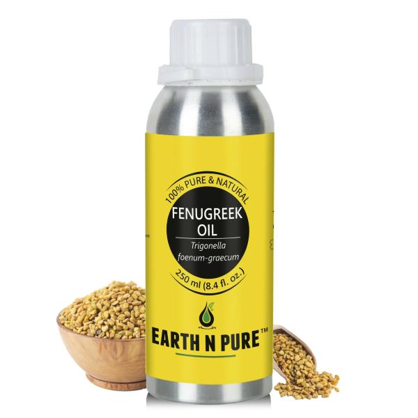 Earth N Pure Fenugreek Essential Oil ( Methi Seed Oil) 250 ML 100