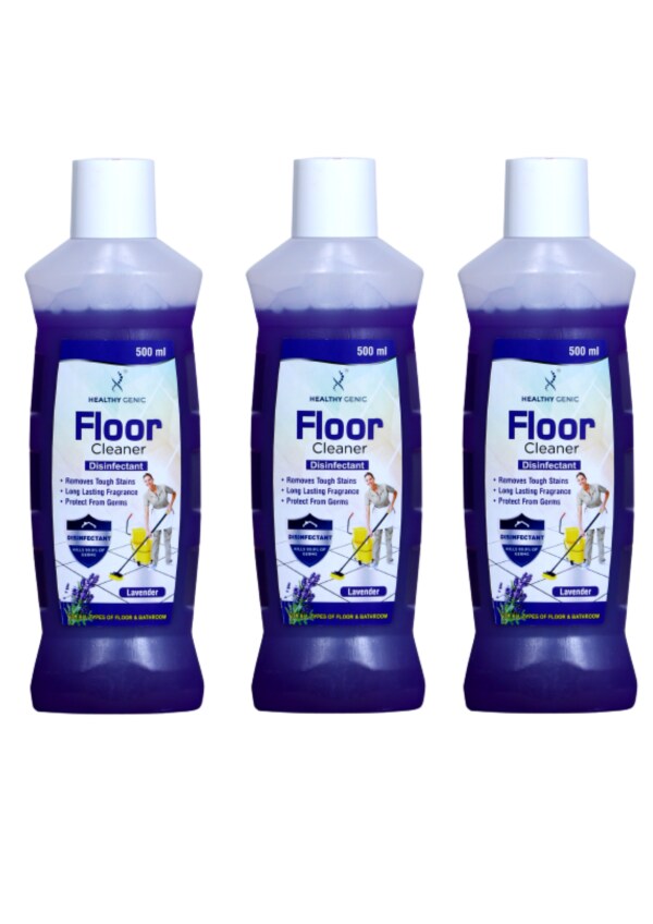 Floor Cleaner Disinfectant Lavender Fragrance 500 ml BKC 5 (Pack of 3