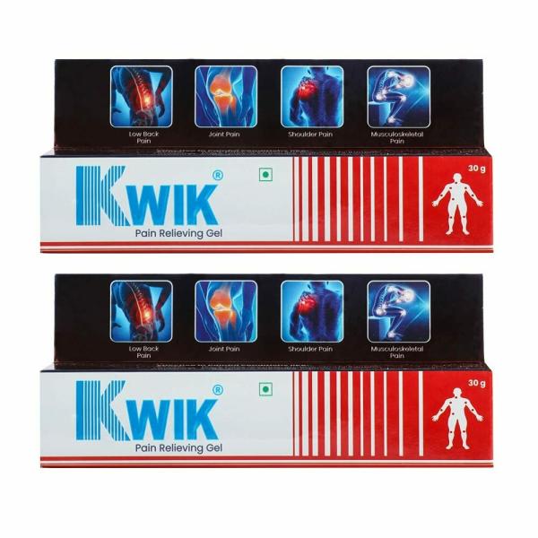 KWIK Pain Relieving Gel 30g (Pack of 2) JioMart
