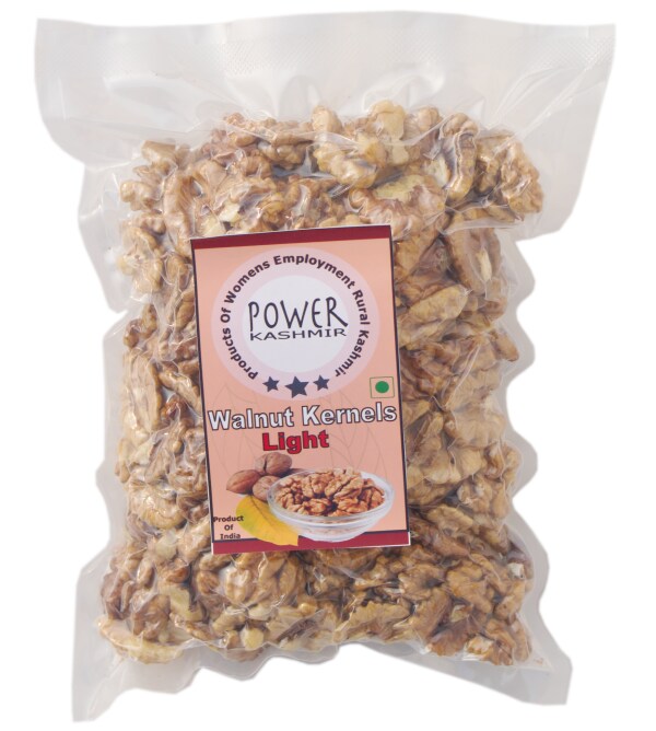 Power Kashmir Walnut Kernels Light Half Halves 500 grams, Walnuts