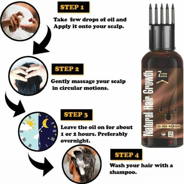 7Herbmaya Natural Hair Serum and Oil Onion with Olive for Hair Growth