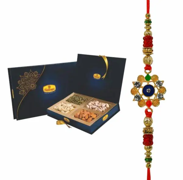 Haldiram's Nagpur Fancy Dry Fruits Gift Box (WW) With Premium Rakhi
