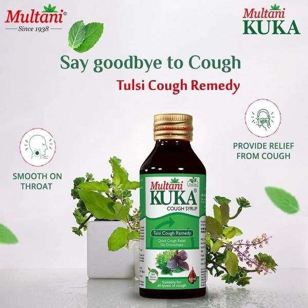 Multani Kuka Cough Syrup Natural & Ayurvedic Syrup Drink Relief From All Types Of Cough
