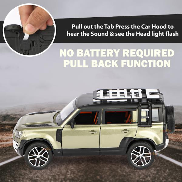 Zest 4 Toyz Diecast Metal Pullback Openable Doors Toy Cars with