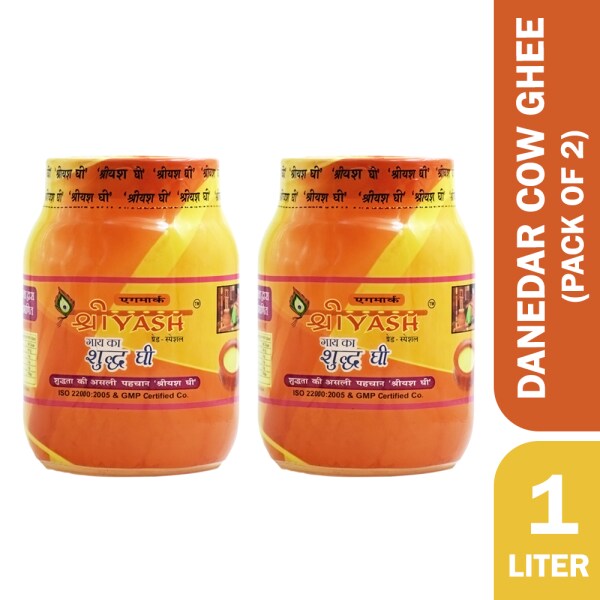 Shreeyash 1 Litre Cow Ghee Special Grade Desi Cow Ghee Cow Ghee (Pack