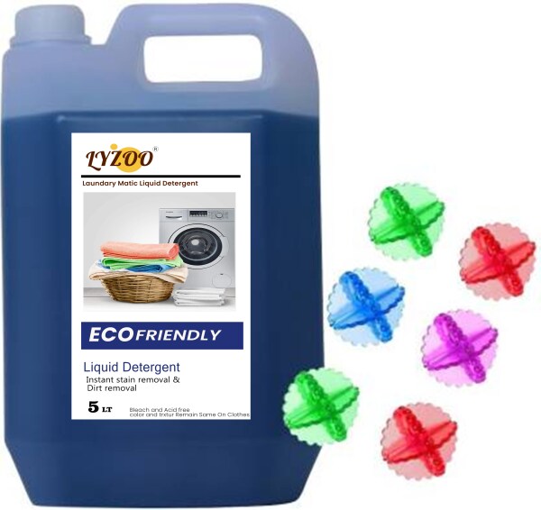 LYZOO Washing Machine Top And Front Load MultiFragrance Detergent 5 lt
