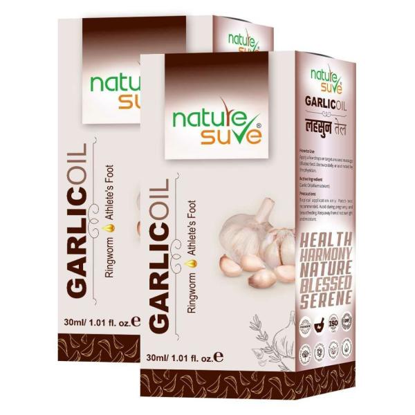 Nature Sure Garlic Oil for Ringworm and Athlete's Foot in Men & Women