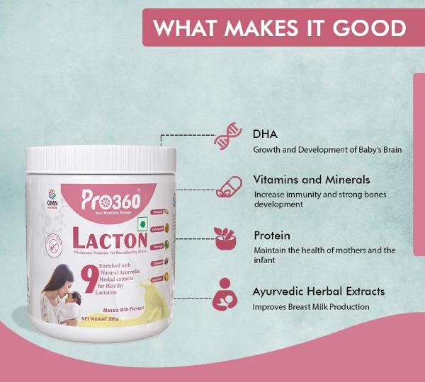 Pro360 Lacton Protein Supplement for Breastfeeding and Lactating