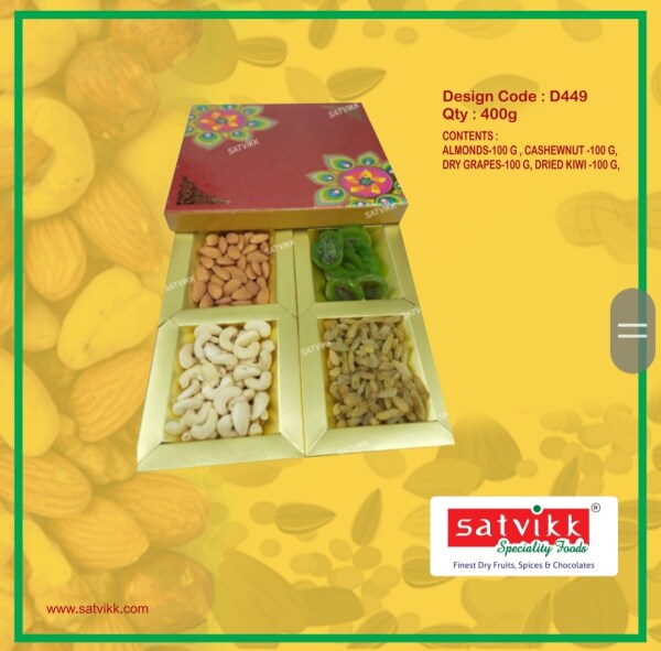 Nuttier Life Dry fruits Gift pack 400 Grams JioMart