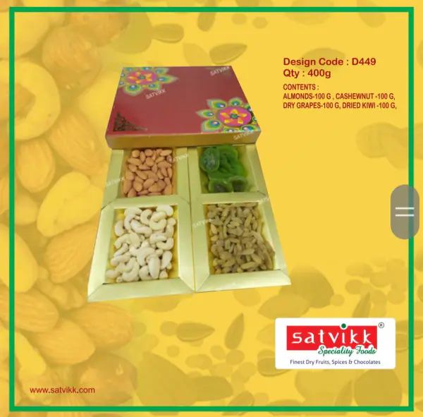 Nuttier Life Dry fruits Gift pack 400 Grams JioMart