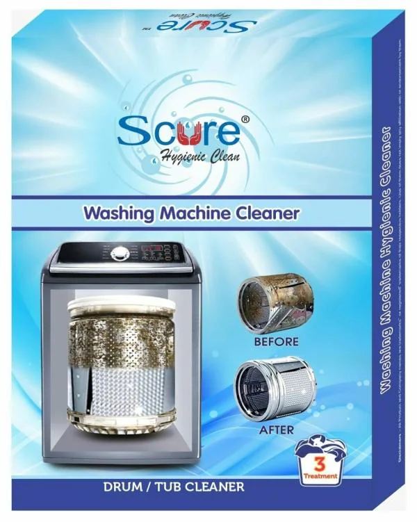 Scure Washing Machine Cleaner Powder 100GM, Pack of 3 JioMart
