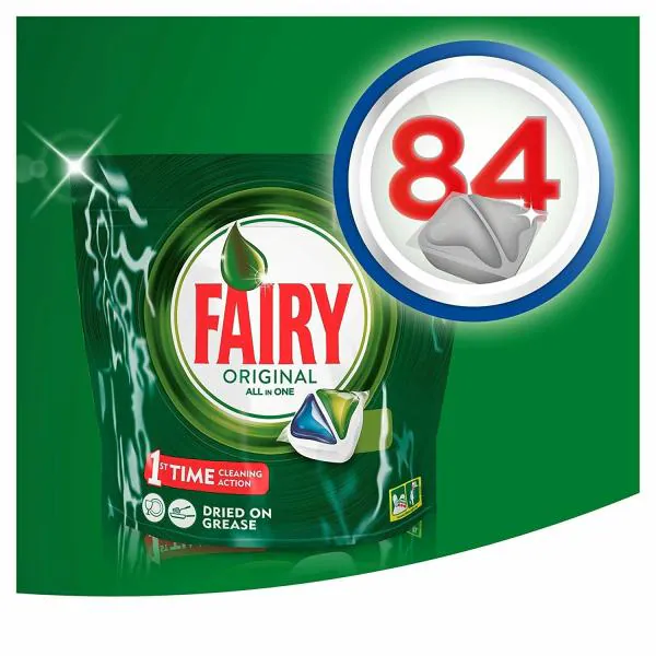 Fairy Original AllinOne Regular Dishwasher Tablets 84 Tablets JioMart