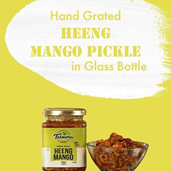 Tatsama Foods Heeng Mango Pickle 220 gm Oil Free No