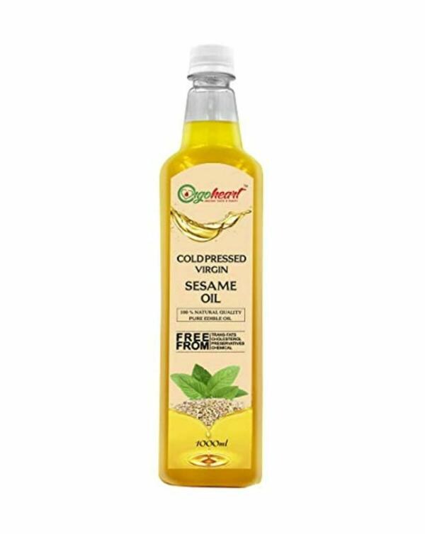 Orgoheart Virgin Sesame Oil Preservatives Free 1000 ml JioMart