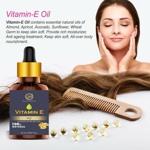 Nuerma Science Vitamin E Oil (Pure & Natural) For Healthy Hair