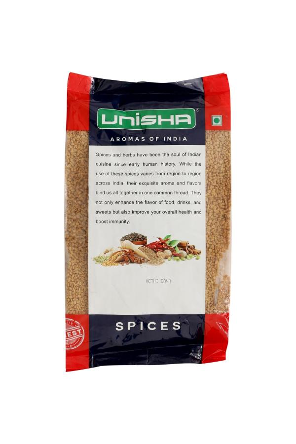 Unisha Whole Fenugreek Fresh Natural (Methi Dana) Seeds (400g) JioMart