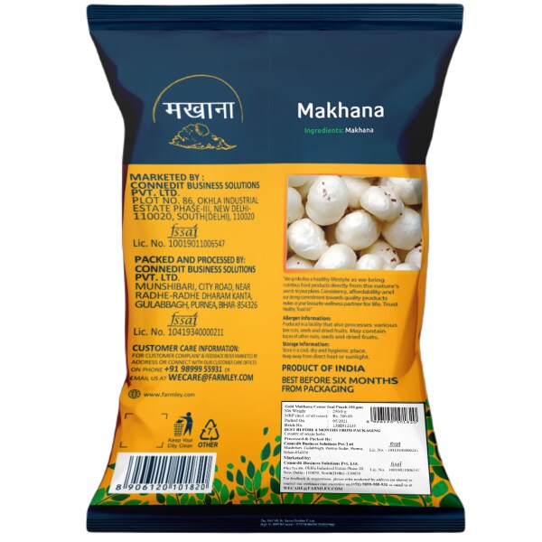 Farmley Handpicked Gold Makhana ( Fox Nuts) 250g JioMart
