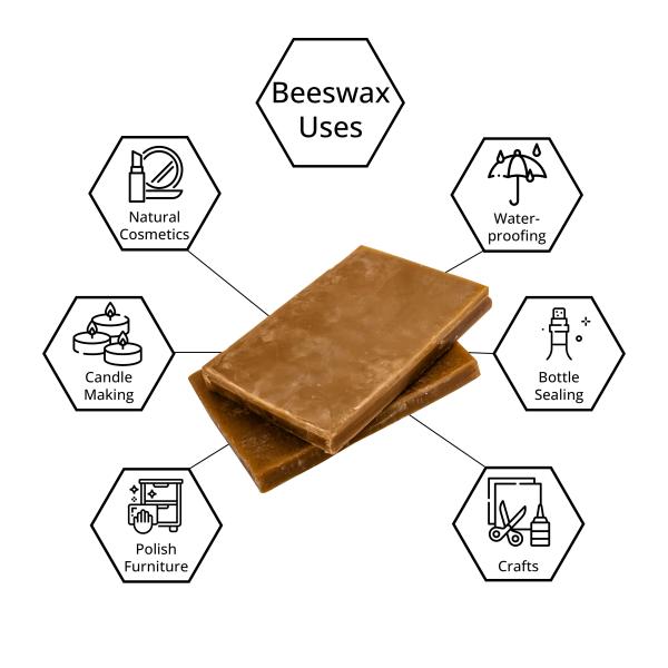 INDIGENOUS HONEY Beeswax Organic Natural and Pure for Making Lip balm