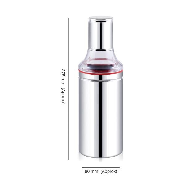 PIQUANT KITCHENWARE Stainless Steel Oil Dispenser with Nozzle 1 Litre