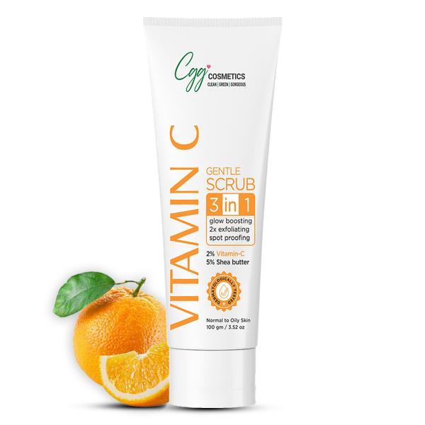 Vitamin C Gentle Face Scrub 3 in 1 Glow Boosting 2x Exfoliating Spot