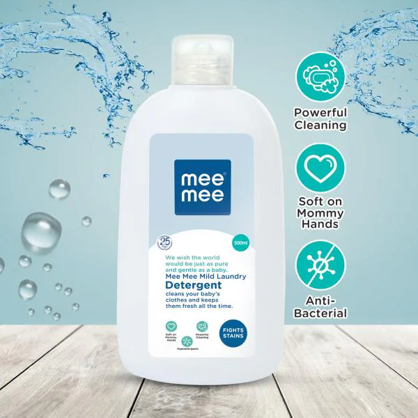 Mee Mee Mild Baby Liquid Laundry Detergent (500 ml Bottle) JioMart