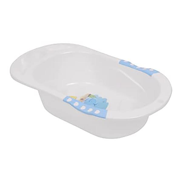 My NewBorn Baby Bath tub with drain plug, Ergonomic and spacious (Blue
