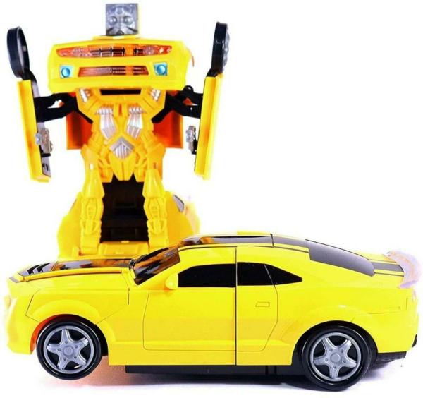 MORAVLA Robot to Car Changeable Toy with Light and SoundEffects Musical