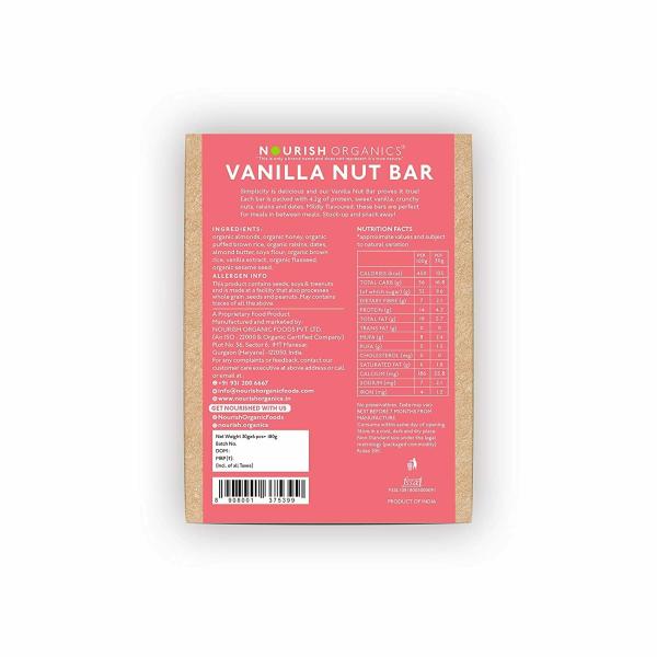 Vanilla Nut Bar, 30g (Pack of 6) JioMart