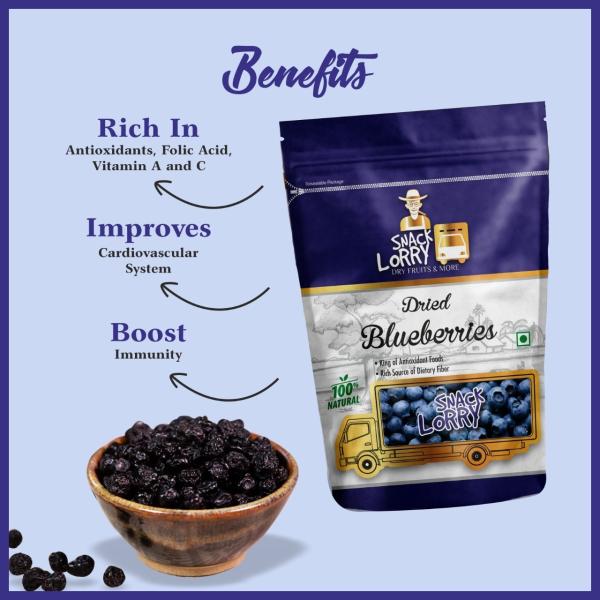 Snack Lorry Dried Blueberries 150g Dried Fruits Sweet Berries