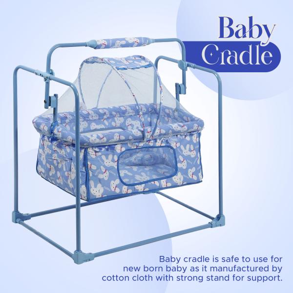 NHR Fun Baby Cozy New Born Baby Cradle, with Mattress, Pillow