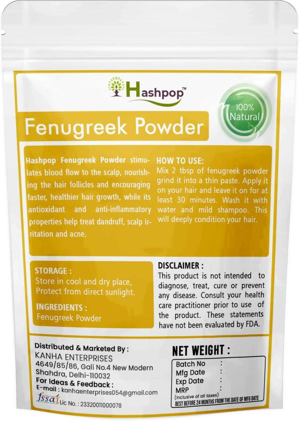 Hashpop Herbal Fenugreek Powder Methi Powder 100g JioMart