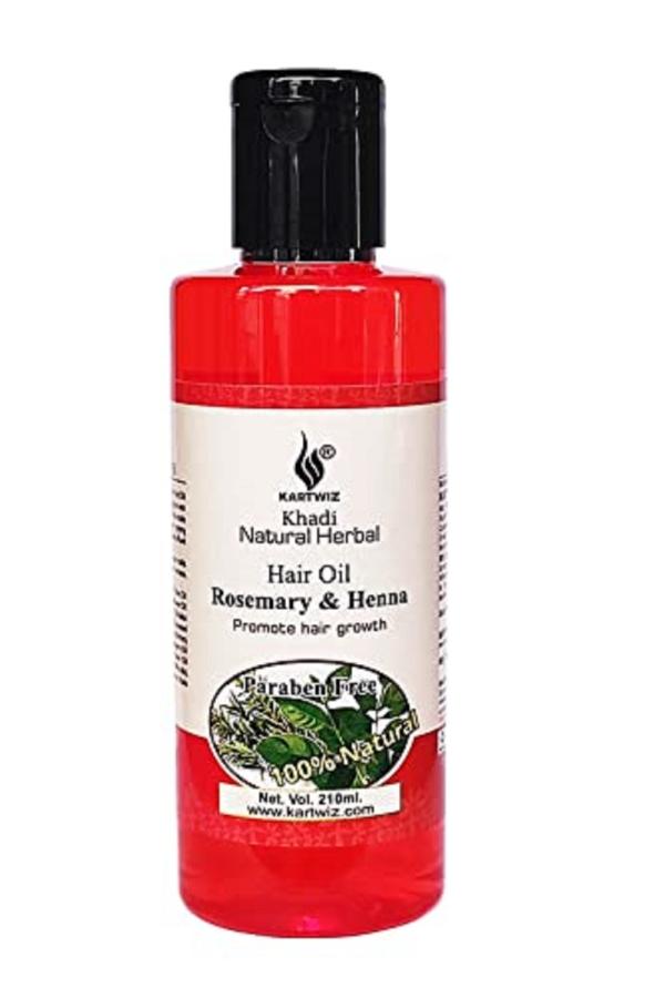 Khadi Natural Herbal Rosemary & Henna Hair Oil For Lighten Dark Spots