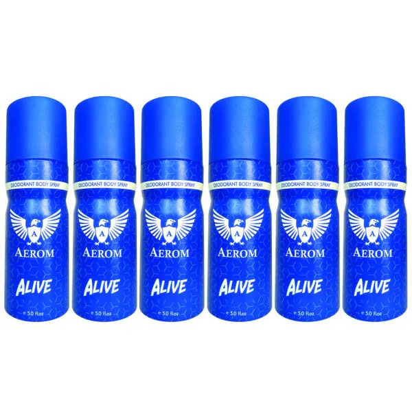 Aerom Magic Alive Long Lasting Deodorant Spray for Men with Fresh