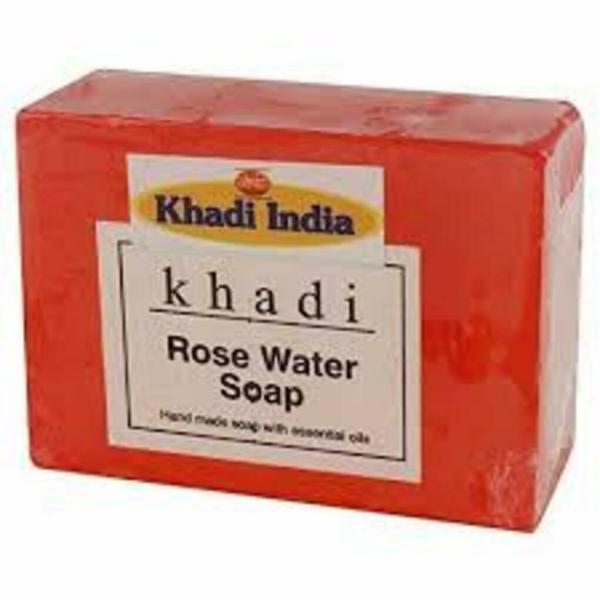 Khadi India Organique Bathing Bar Wine /Basil /Rose Water Soap (Pack of 6) JioMart