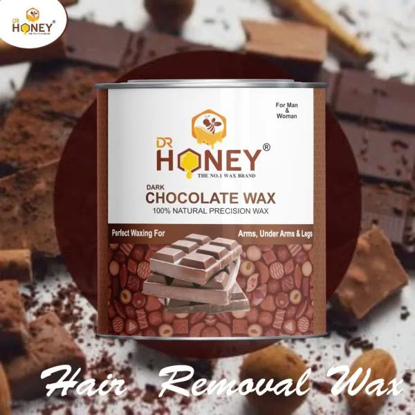 DR HONEY hair removal wax dark chocolate for all skin and full body wax