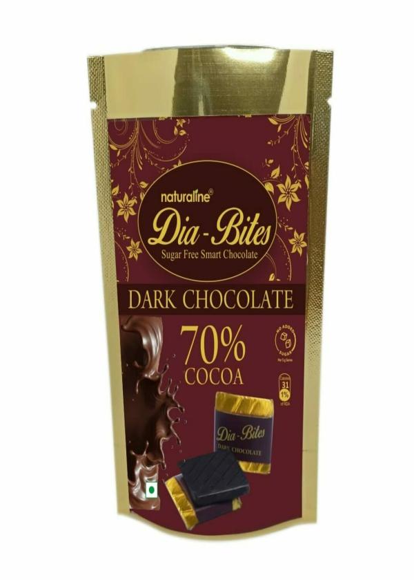 DiaBites Sugar Free Dark Chocolate Vegan Pure Natural Xylitol