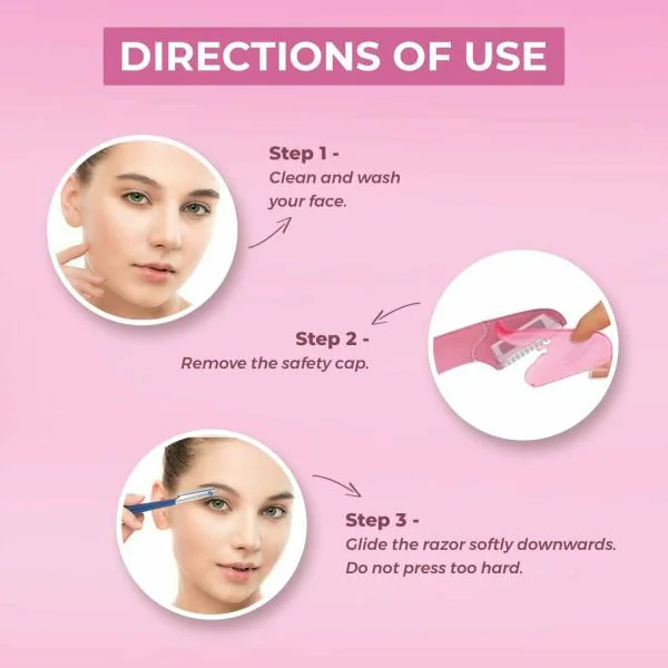 Sanfe Glide Face Razor For Facial Hair Removal For Women - Pack of 1 -  JioMart
