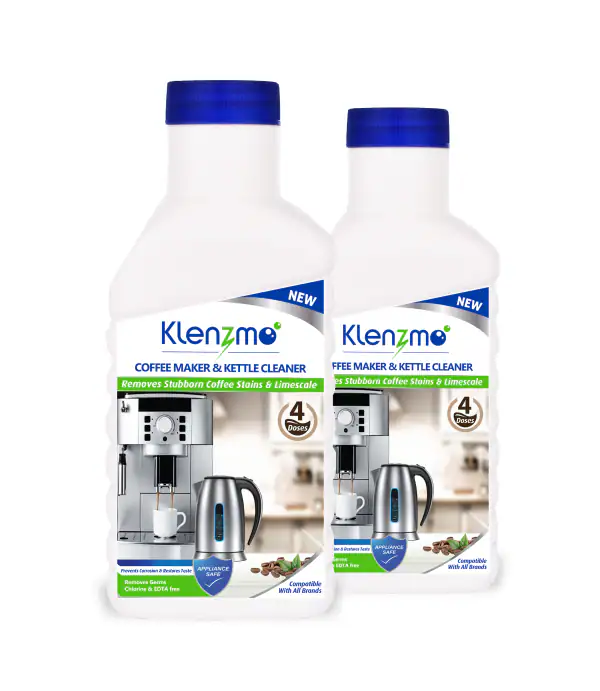 Klenzmo Coffee Machine Cleaner & Kettle Descaling Liquid 400ml Pack of