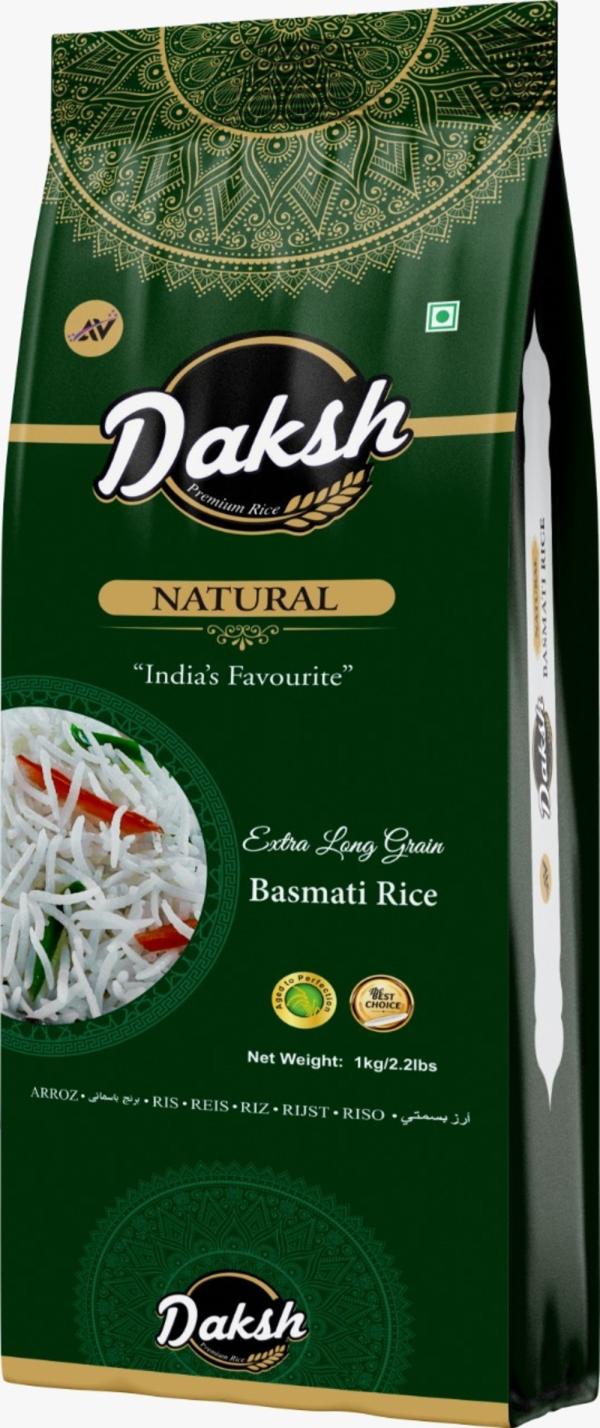 DAKSH LONG GRAIN BASMATI NATURAL RICE 1KG (20 PACKS) JioMart