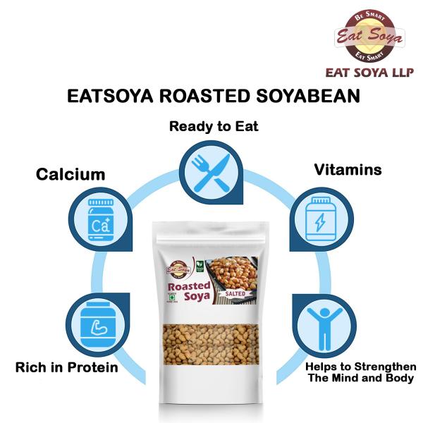 Eat Soya Healthy Roasted Soybean, Masala, Maggi Masala, Magic Pudina