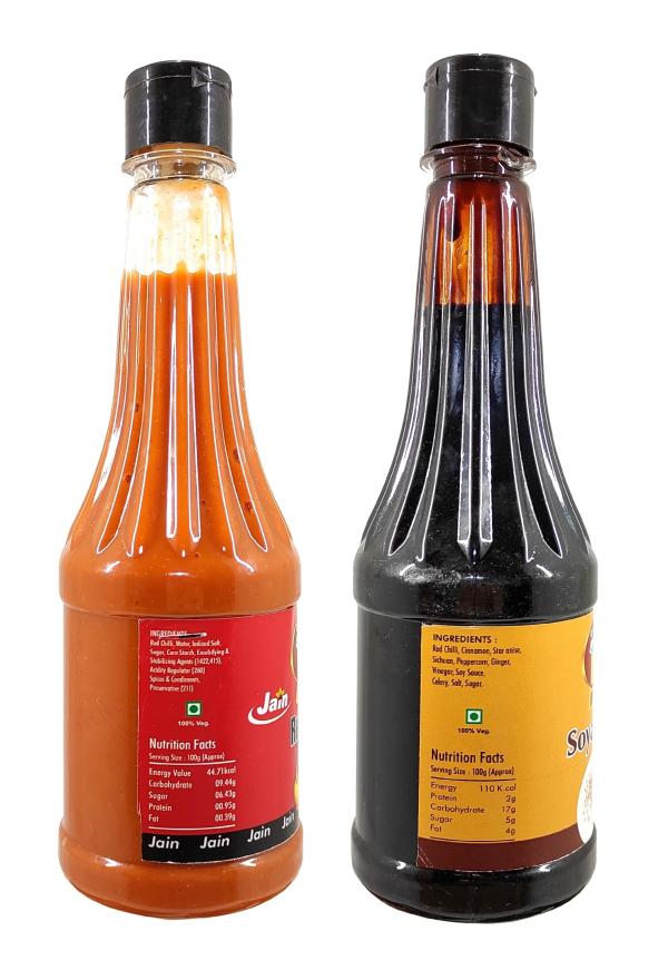 K3 Masala Jain Sauce WIth No Onion/Garlic Soya sauce & Red Chilli Sauce