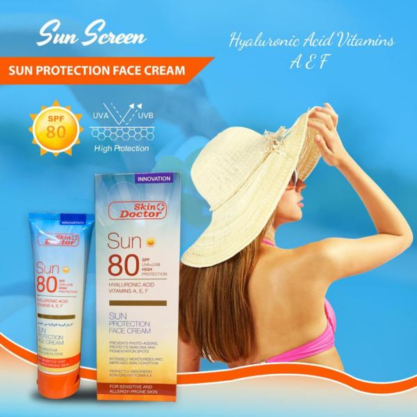 Secret Beauty Shine Skin doctor sun protection face cream 80 SPF UVA