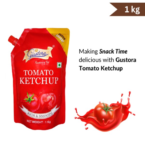 Gustora Tomato Ketchup 1 kg JioMart