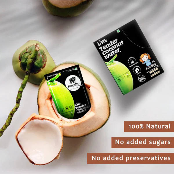 Foodio. fit Tender Coconut Water Powder Coconut Water Premix Pack of