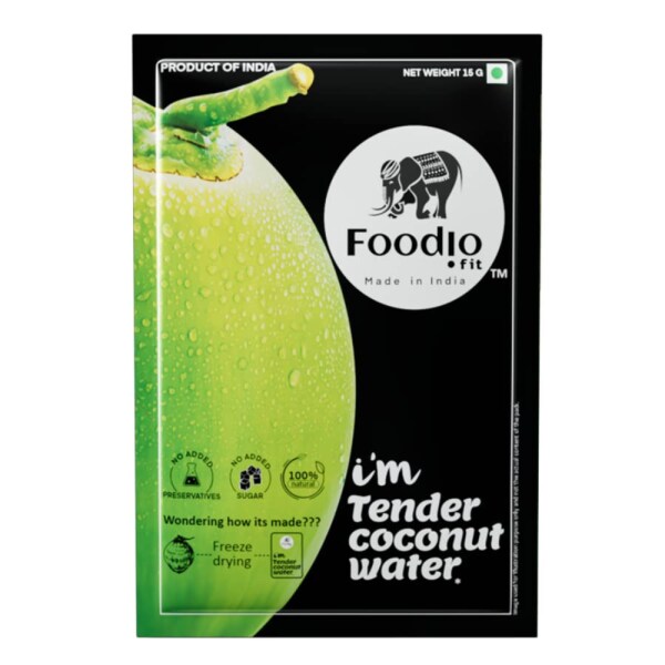 Foodio. fit Tender Coconut Water Powder Coconut Water Premix Pack of
