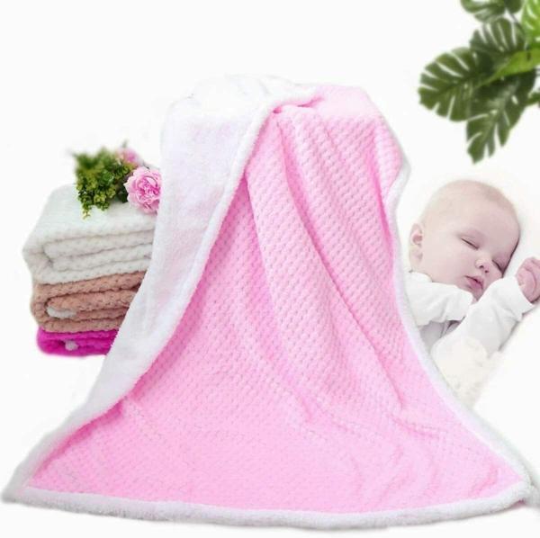 My NewBorn Baby Pink Blanket Cross Sheet (03 M) JioMart