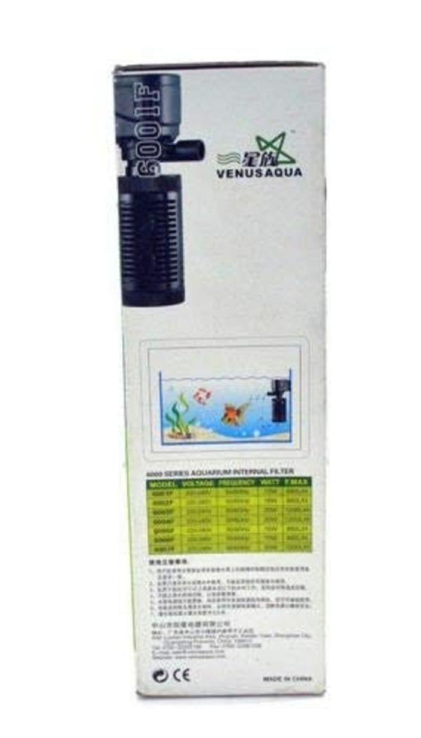 Venus Aqua 6005F Pure Copper Motor Aquarium Internal Filter (Filter