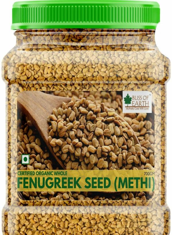 Bliss of Earth Certified Organic 200gm Fenugreek seed (Sabut Methi Dana)  spices and masala For | hair grow | Boosting metabolism & Immunity | Weight  Loss | Healthy cooking - JioMart